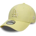 kapa-zaobljena-zuta-podesiv-9forty-team-outline-los-angeles-dodgers-mlb-new-era