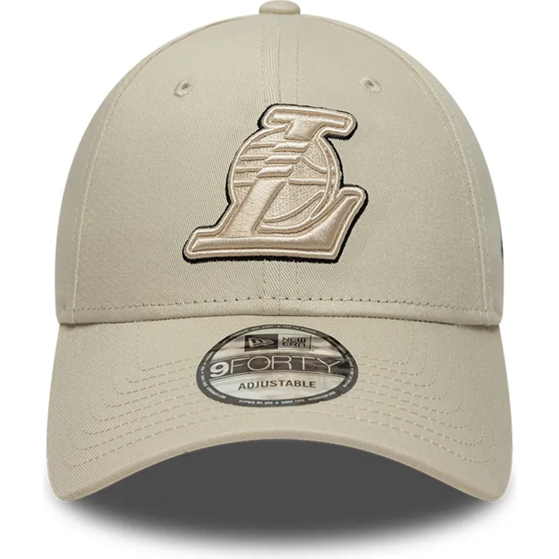 cap-zaobljena-beige-adjustable-strap-9forty-team-outline-los-angeles-lakers-nba-new-era cap-zaobljena-beige-adjustable-strap-9forty-team-outline-los-angeles-lakers-nba-new-era