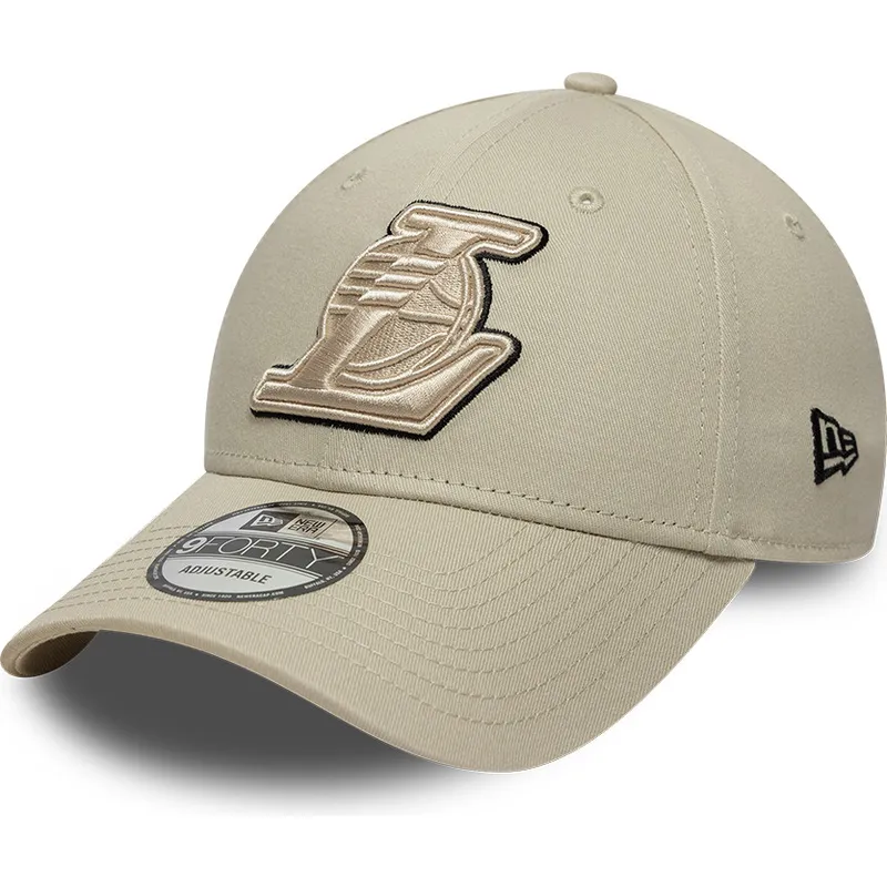 cap-zaobljena-beige-adjustable-strap-9forty-team-outline-los-angeles-lakers-nba-new-era cap-zaobljena-beige-adjustable-strap-9forty-team-outline-los-angeles-lakers-nba-new-era
