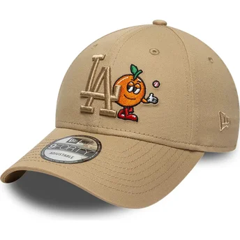 Kape zaobljena smeđa podesiva traka 9FORTY Tonal Icon Los Angeles Dodgers MLB New Era
