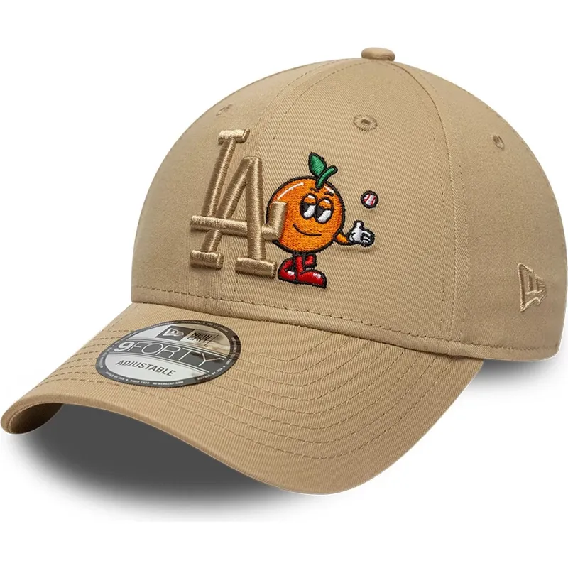 cap-zaobljena-brown-adjustable-strap-9forty-tonal-icon-los-angeles-dodgers-mlb-new-era