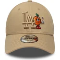 cap-zaobljena-brown-adjustable-strap-9forty-tonal-icon-los-angeles-dodgers-mlb-new-era