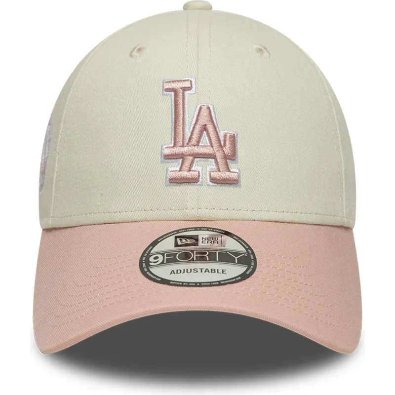 kapa-zaobljena-bez-podesiv-rosa-rosa-9forty-world-series-patch-los-angeles-dodgers-mlb-new-era