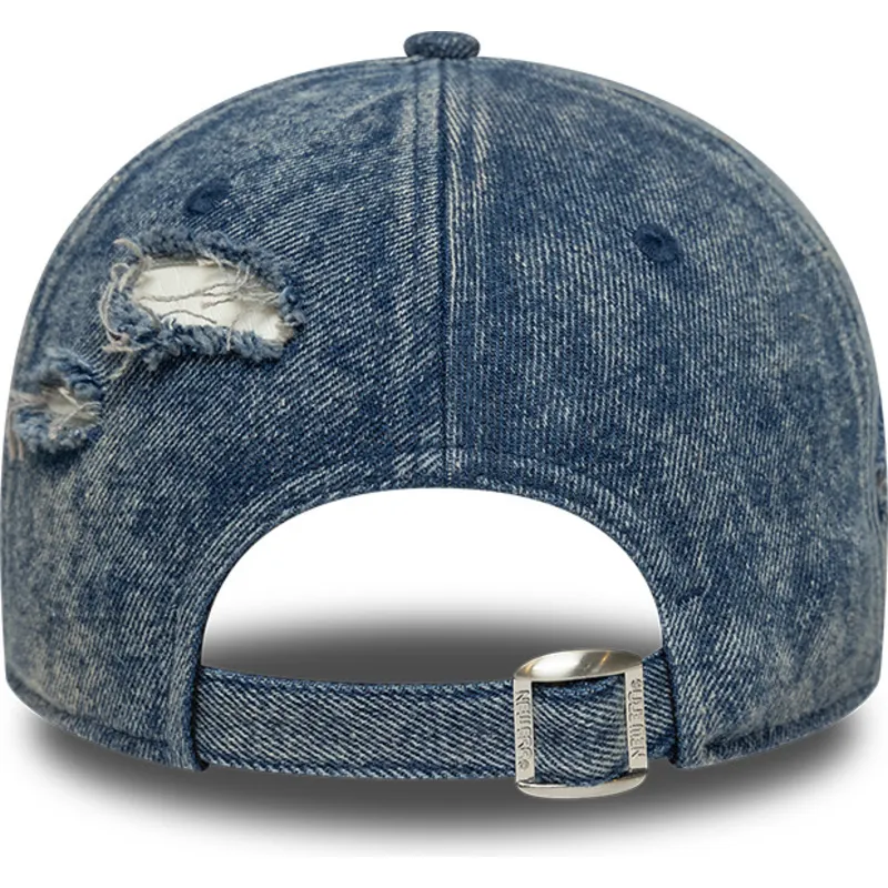 kapa-zaobljena-plava-podesiv-9forty-acid-wash-denim-los-angeles-dodgers-mlb-new-era