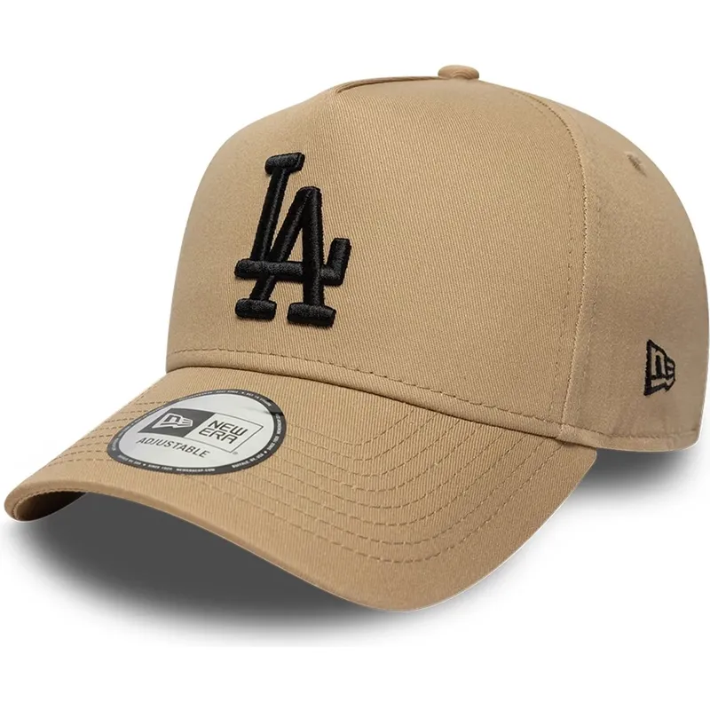kapa-zaobljena-smeda-snapback-e-frame-league-essential-los-angeles-dodgers-mlb-new-era