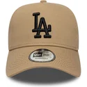 kapa-zaobljena-smeda-snapback-e-frame-league-essential-los-angeles-dodgers-mlb-new-era