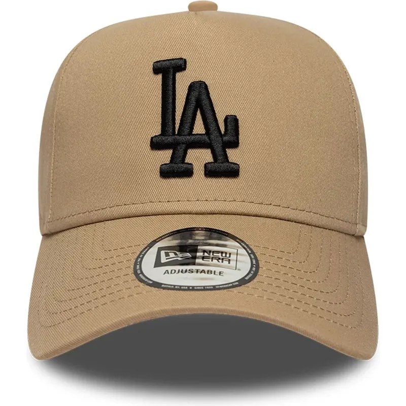 kapa-zaobljena-smeda-snapback-e-frame-league-essential-los-angeles-dodgers-mlb-new-era