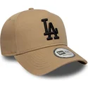 kapa-zaobljena-smeda-snapback-e-frame-league-essential-los-angeles-dodgers-mlb-new-era
