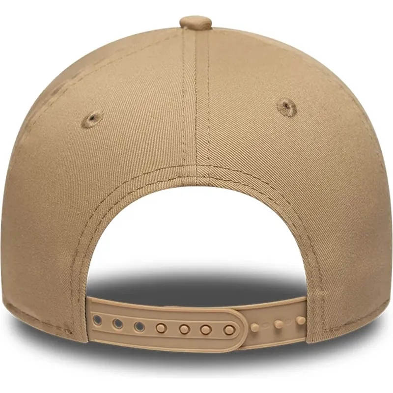 cap-zaobljena-brown-snapback-negro-e-frame-league-essential-los-angeles-dodgers-mlb-new-era
