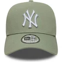 kapa-zaobljena-zelena-snapback-e-frame-league-essential-new-york-yankees-mlb-new-era