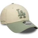 cap-zaobljena-beige-snapback-9forty-m-crown-side-script-los-angeles-dodgers-mlb-new-era