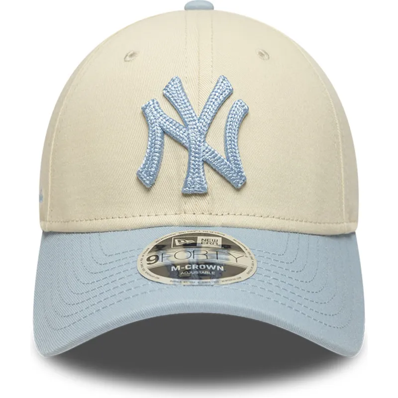 cap-zaobljena-beige-snapback-9forty-m-crown-side-script-new-york-yankees-mlb-new-era