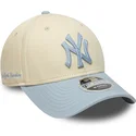 cap-zaobljena-beige-snapback-9forty-m-crown-side-script-new-york-yankees-mlb-new-era