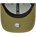 kape-zaobljena-zelena-snapback-9forty-m-crown-linen-los-angeles-dodgers-mlb-new-era