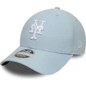 kapa-zaobljena-plava-snapback-9forty-m-crown-linen-new-york-mets-mlb-new-era