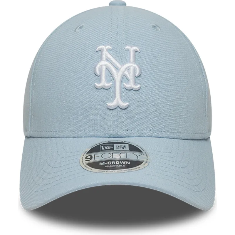 kapa-zaobljena-plava-snapback-9forty-m-crown-linen-new-york-mets-mlb-new-era