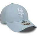kapa-zaobljena-plava-snapback-9forty-m-crown-linen-new-york-mets-mlb-new-era