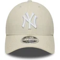 kapa-zaobljena-bez-snapback-9forty-m-crown-linen-new-york-yankees-mlb-new-era
