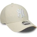 kapa-zaobljena-bez-snapback-9forty-m-crown-linen-new-york-yankees-mlb-new-era