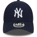 kapa-zaobljena-mornarsko-plava-snapback-9forty-m-crown-linen-new-york-yankees-mlb-new-era