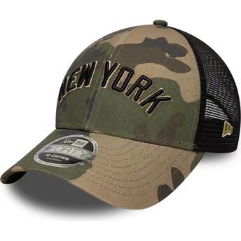 Cap zaobljena camouflage snapback 9FORTY M-Crown Wordmark New York Yankees MLB New Era