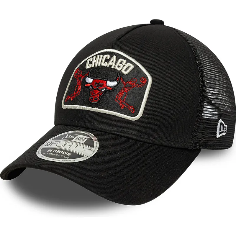 cap-zaobljena-black-snapback-9forty-m-crown-a-frame-chicago-bulls-nba-new-era