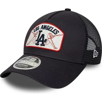 Cap zaobljena navy blue snapback 9FORTY M-Crown A Frame Los Angeles Dodgers MLB New Era
