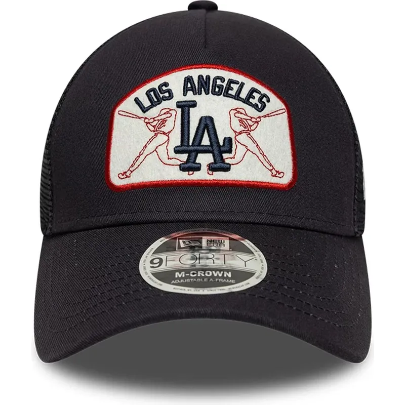 cap-zaobljena-navy-blue-snapback-9forty-m-crown-a-frame-los-angeles-dodgers-mlb-new-era