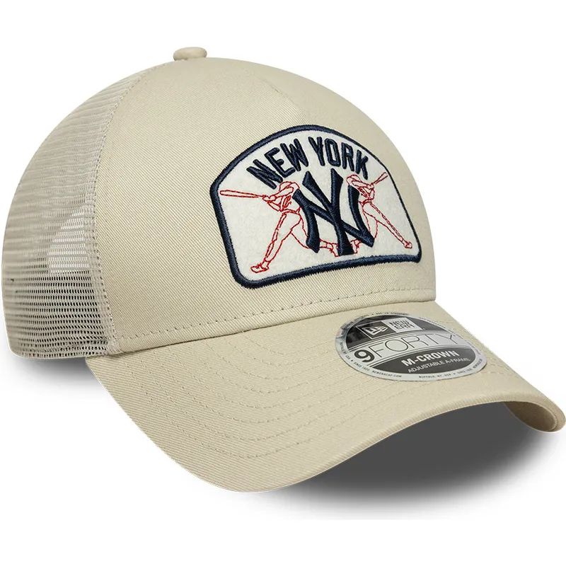 cap-zaobljena-beige-snapback-9forty-m-crown-a-frame-new-york-yankees-mlb-new-era cap-zaobljena-beige-snapback-9forty-m-crown-a-frame-new-york-yankees-mlb-new-era