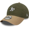 kapa-zaobljena-visebojno-podesiv-9twenty-mini-washed-contrast-oakland-athletics-mlb-new-era