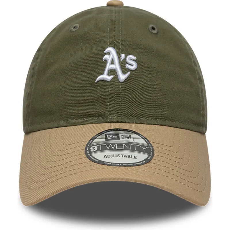 kapa-zaobljena-visebojno-podesiv-9twenty-mini-washed-contrast-oakland-athletics-mlb-new-era