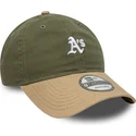 kapa-zaobljena-visebojno-podesiv-9twenty-mini-washed-contrast-oakland-athletics-mlb-new-era