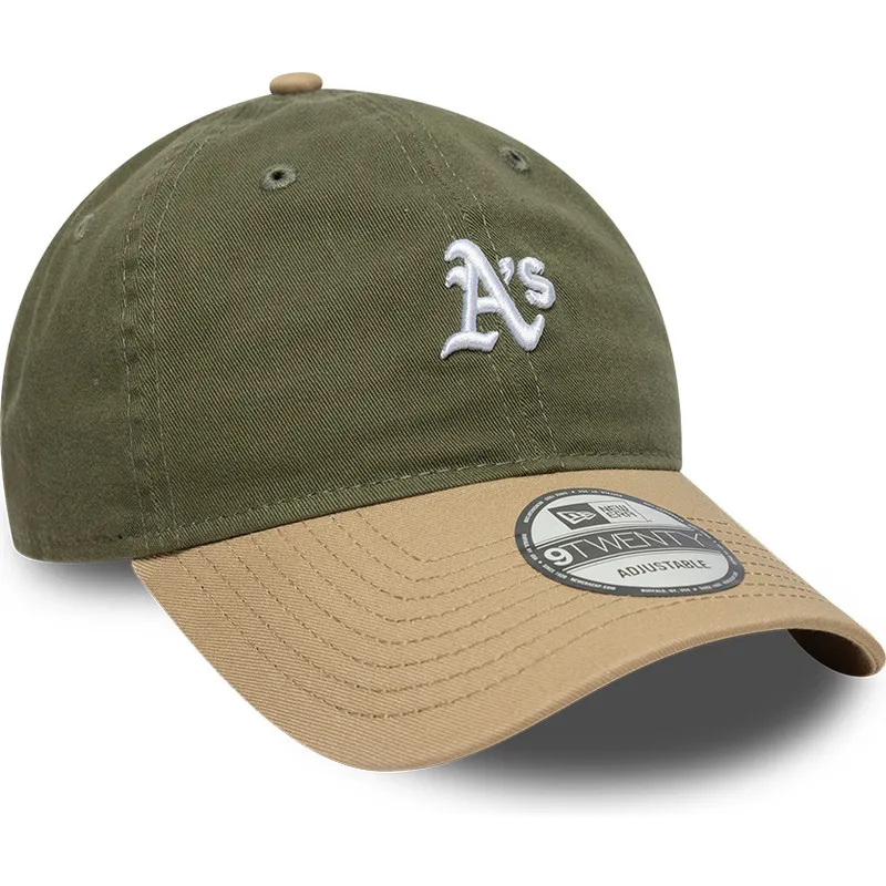 kapa-zaobljena-visebojno-podesiv-9twenty-mini-washed-contrast-oakland-athletics-mlb-new-era