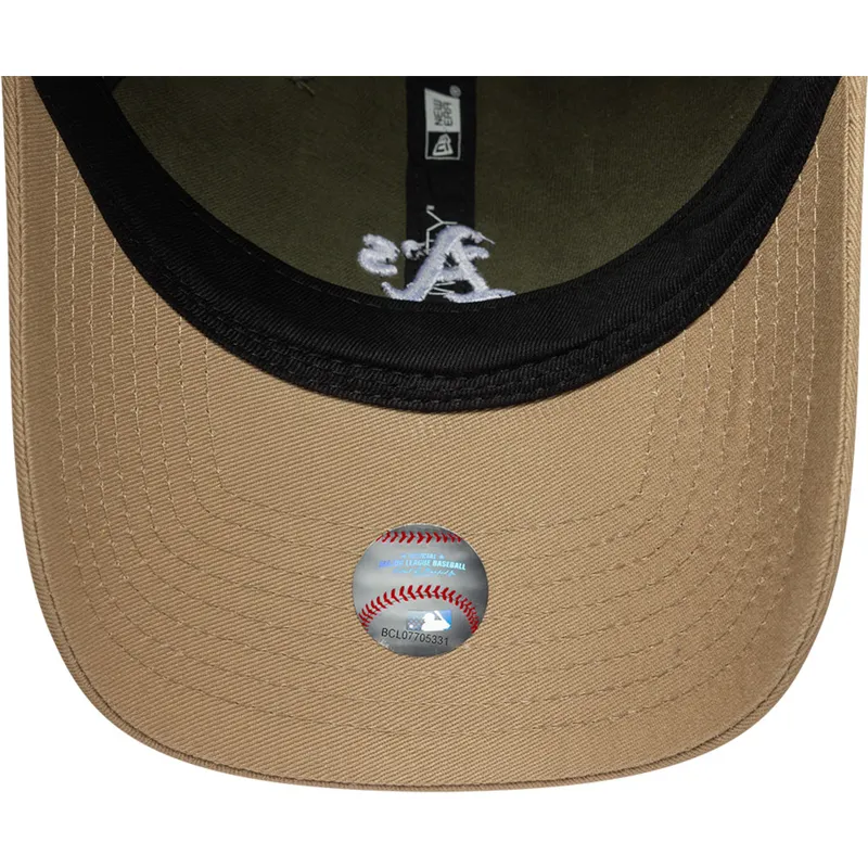 kapa-zaobljena-visebojno-podesiv-9twenty-mini-washed-contrast-oakland-athletics-mlb-new-era