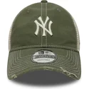 kapa-zaobljena-zelena-podesiv-9twenty-cotton-canv-new-york-yankees-mlb-new-era