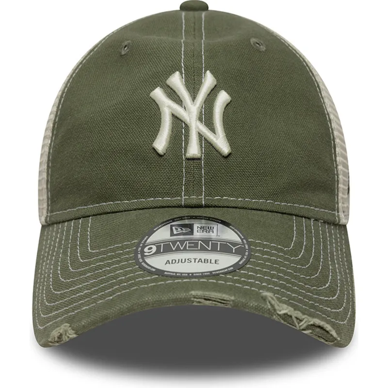 kapa-zaobljena-zelena-podesiv-9twenty-cotton-canv-new-york-yankees-mlb-new-era