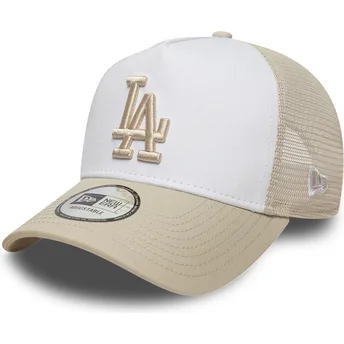 Cap zaobljena beige snapback A Frame League Essential Los Angeles Dodgers MLB New Era