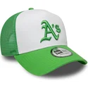 kapa-zaobljena-zelena-snapback-a-frame-league-essential-oakland-athletics-mlb-new-era