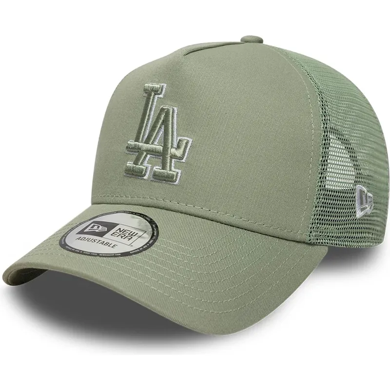 new-era-green-logo-a-frame-outline-los-angeles-dodgers-mlb-green-trucker-hat