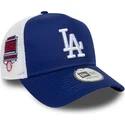 cap-zaobljena-blue-snapback-a-frame-side-patch-los-angeles-dodgers-mlb-new-era