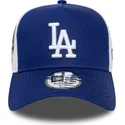 cap-zaobljena-blue-snapback-a-frame-side-patch-los-angeles-dodgers-mlb-new-era