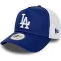 cap-zaobljena-blue-snapback-a-frame-side-patch-los-angeles-dodgers-mlb-new-era