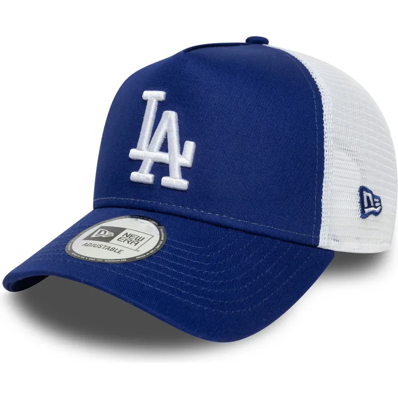 cap-zaobljena-blue-snapback-a-frame-side-patch-los-angeles-dodgers-mlb-new-era