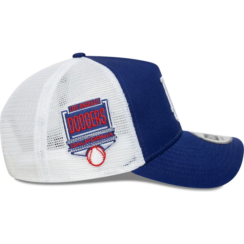 cap-zaobljena-blue-snapback-a-frame-side-patch-los-angeles-dodgers-mlb-new-era