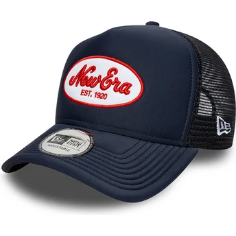 Cap zaobljena navy blue snapback A Frame New Era