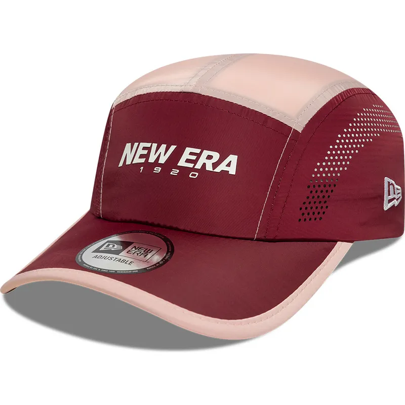 cap-zaobljena-5-panel-red-adjustable-strap-runner-new-era cap-zaobljena-5-panel-red-adjustable-strap-runner-new-era