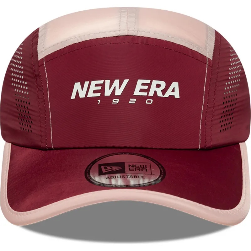 cap-zaobljena-5-panel-red-adjustable-strap-runner-new-era cap-zaobljena-5-panel-red-adjustable-strap-runner-new-era
