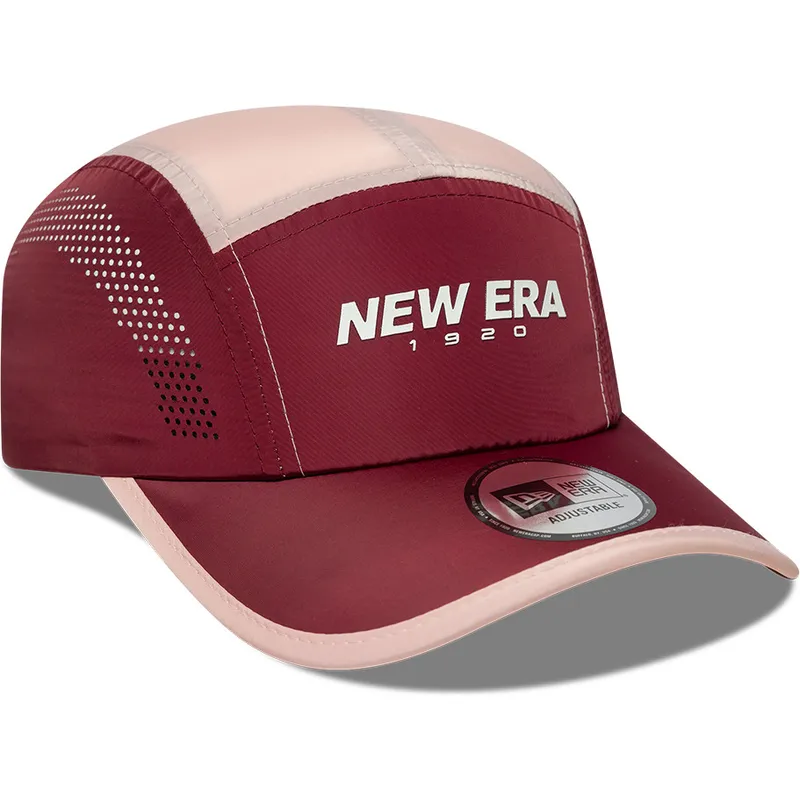 cap-zaobljena-5-panel-red-adjustable-strap-runner-new-era cap-zaobljena-5-panel-red-adjustable-strap-runner-new-era