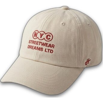 Cap zaobljena beige adjustable strap The 90s Homenage