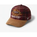 homenage-curved-brim-plaid-club-sport-the-ball-multicolor-snapback-cap